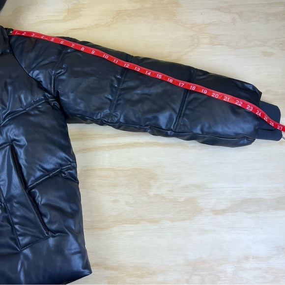 UGG Women's Ronney Puffer Faux Leather Coat - Picture 9 of 10